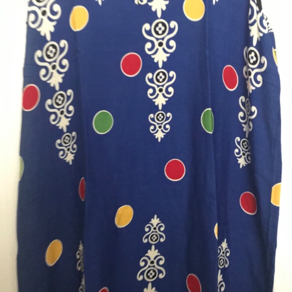 NWOT Patterned Polka Dot Dress L Sleeveless Pocket Round Collar Front Ribbon - Picture 4 of 6